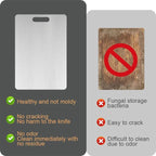 Dubbelsidig skärbräda i rostfritt stål