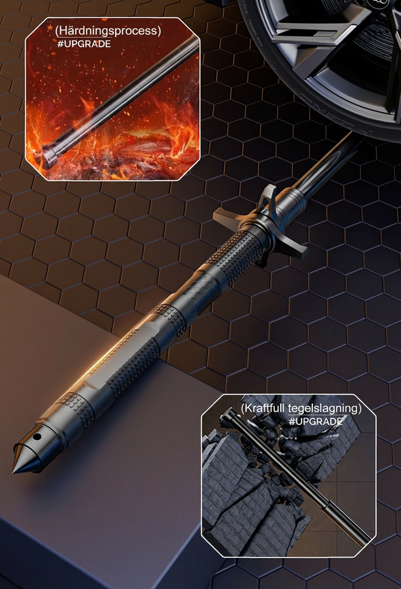 ✨ Laglig Premium Självförsvarsstav i Metall 💎💪
