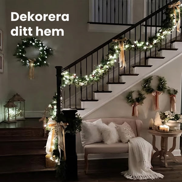 ✨🎁 Skap en magisk atmosfære med LED-lyslenker med kobbertråd! 🌟