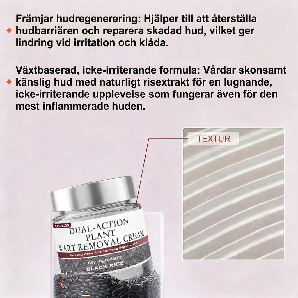 Black Rice Skin Repair Essence Cream ⚕️ FDA-certifierad (tar bort vårtor och hudutväxter, förbättrar keratinuppbyggnad och seborroiskt eksem, follikulär keratos, åldersfläckar och blåmärken)