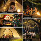 ✨🏕️ Oppgrader campingopplevelsen din med våre oppladbare, vanntette lyslenker! 🌟