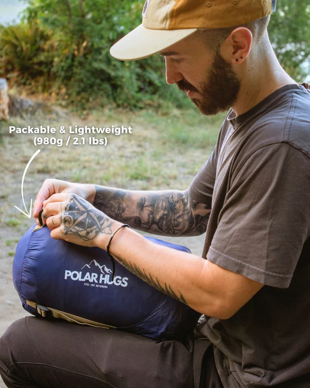 ❄3-i-1 Ultralätt Värmeponcho