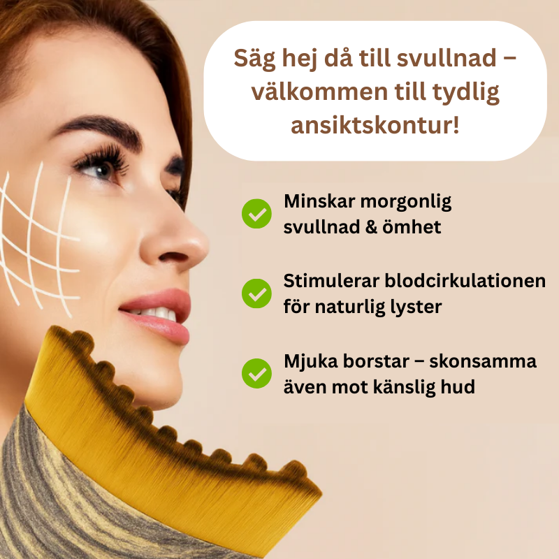 ✨✨Lymfatisk Ansiktsborste – Lyft, Forma & Ge Glöd! 【2-pack Gratis Deal】