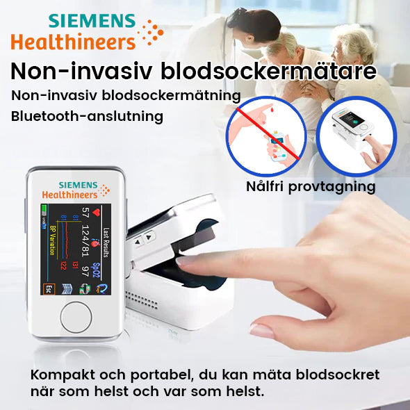 🩺✨Siemens multifunktionell icke-invasiv blodsockermätare【Köp en få en gratis】