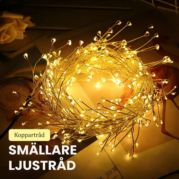 ✨🎁 Skap en magisk atmosfære med LED-lyslenker med kobbertråd! 🌟