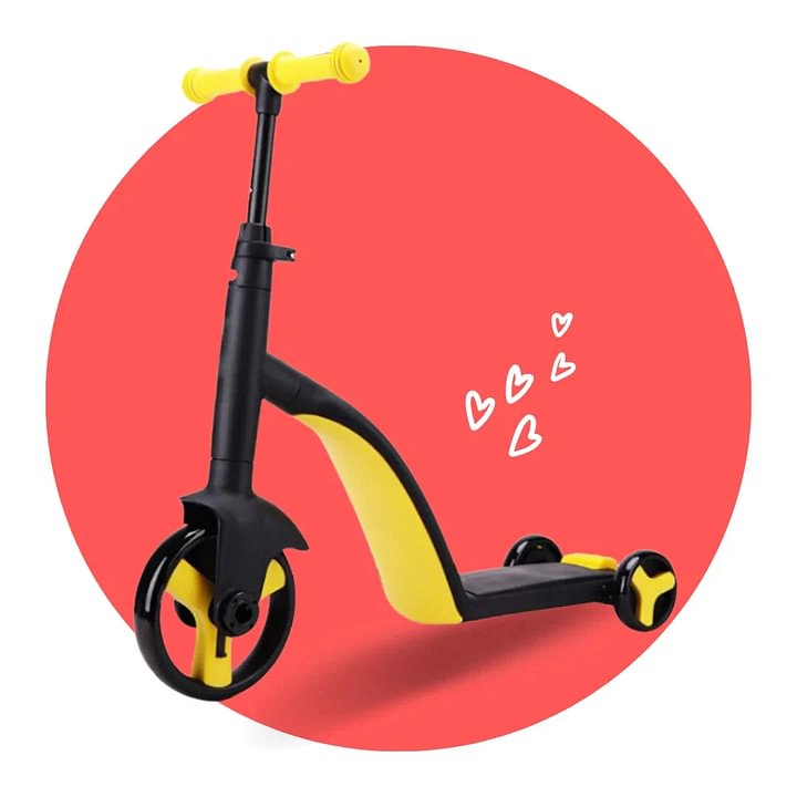 🔥3-i-1 barnesparkesykkel og småbarnssykkel🛴 