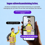 Ingen WIFI eller elektricitet krävs 💯Liten och installeras på 1 sekund ⚠️Fjärrvisning i realtid