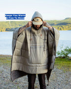 ❄3-i-1 Ultralätt Värmeponcho