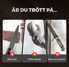 "🔪 Volframstål Knivset – 5x Längre Skärpa, Ergonomiskt Handtag & Mjuk Start-Paket inkl. Slipsten!"