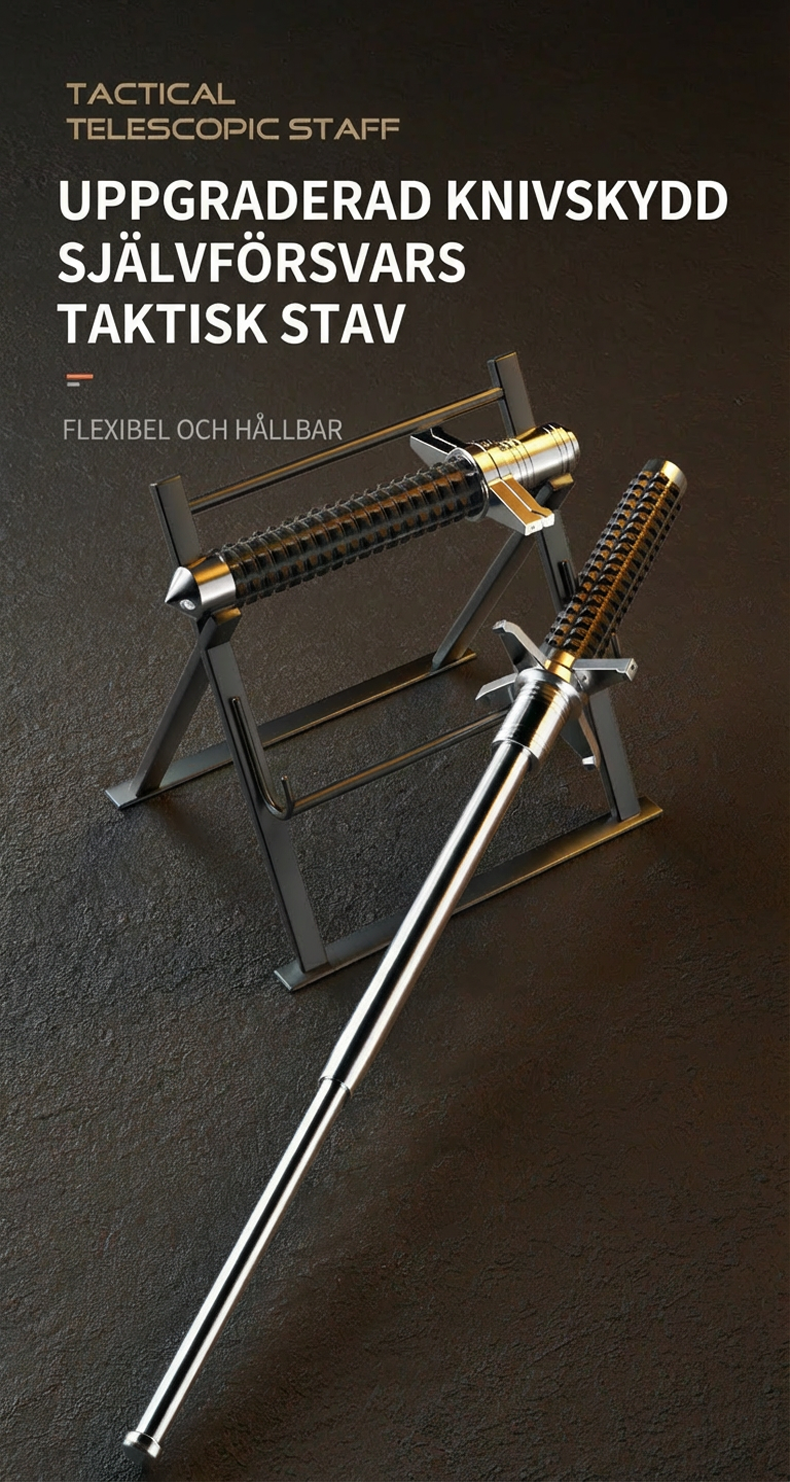 ✨ Laglig Premium Självförsvarsstav i Metall 💎💪
