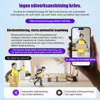 Ingen WIFI eller elektricitet krävs 💯Liten och installeras på 1 sekund ⚠️Fjärrvisning i realtid