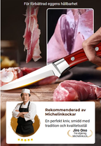 "🔪 Volframstål Knivset – 5x Längre Skärpa, Ergonomiskt Handtag & Mjuk Start-Paket inkl. Slipsten!"