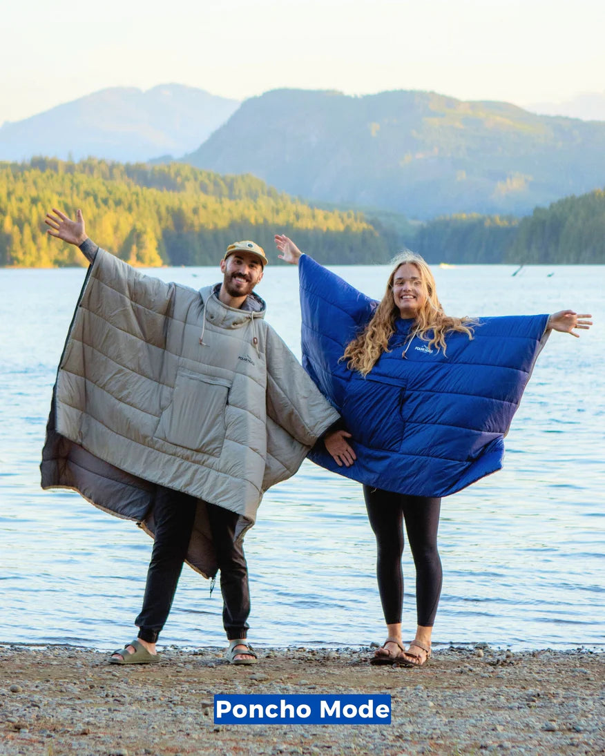 ❄3-i-1 Ultralätt Värmeponcho