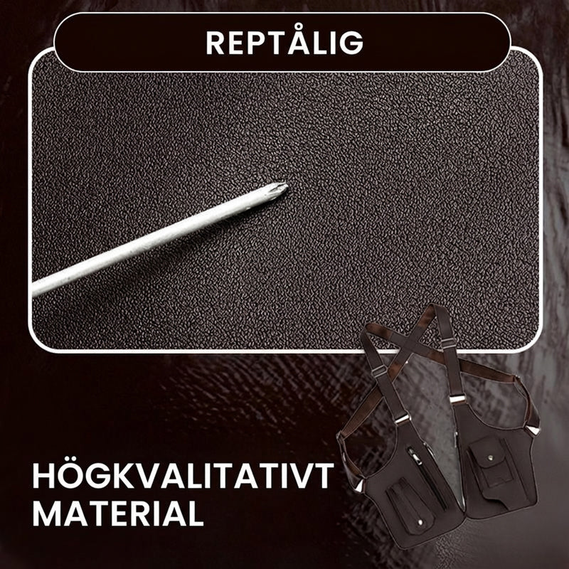 🔥NYTT SALG 🔥Taktisk veske med flere lommer og dobbel skulderrem, tyverisikret