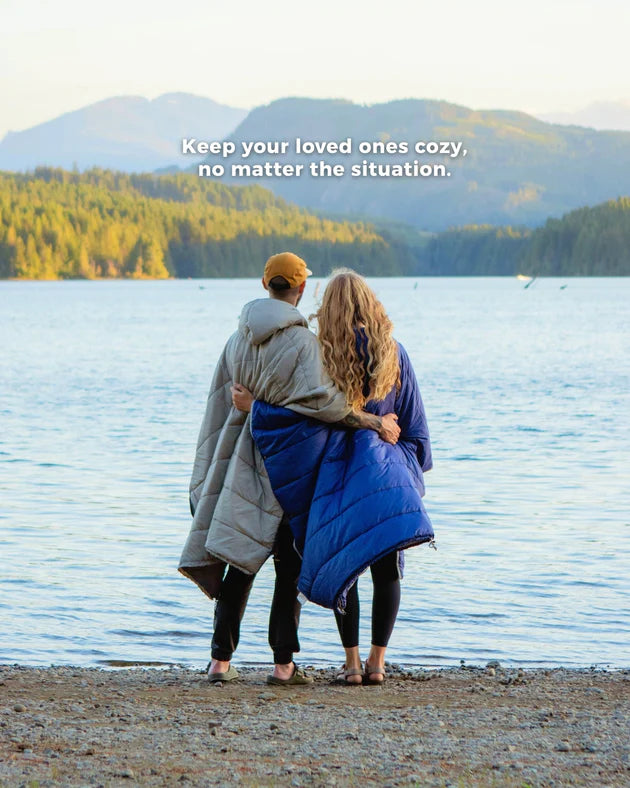 ❄3-i-1 Ultralätt Värmeponcho