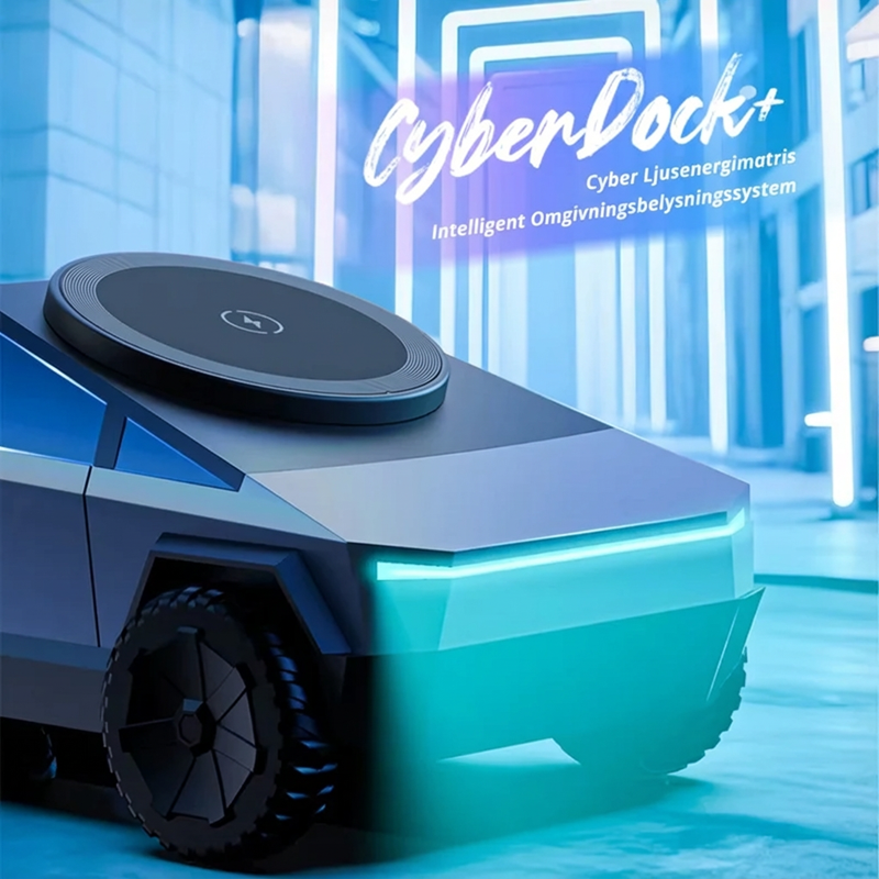 ⚡ CyberDock 3-in-1 Trådlös Laddare – Snabb, Smidig & Kraftfull