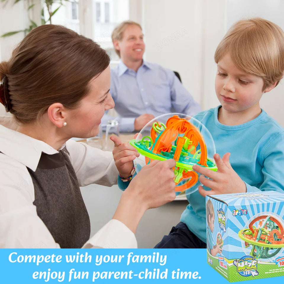 Intellektuell boll 3D-labyrint