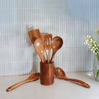 50 % rabatt på Bloomful Trä Köksredskap 6-delars Set - Original