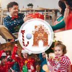 🍪 50% RABATT NU! ✨ Pepparkaksgolfset - Festligt Julspel med 2 Putters & 6 Hål för Familjekul under Helgerna 🎄🏌️‍♂️