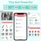 Mini bärbar termoskrivare