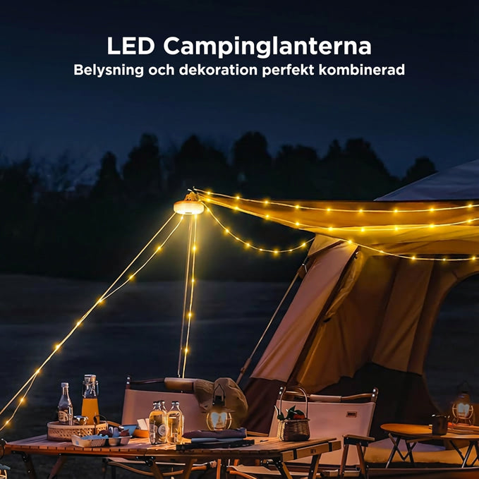 ✨🏕️ Oppgrader campingopplevelsen din med våre oppladbare, vanntette lyslenker! 🌟