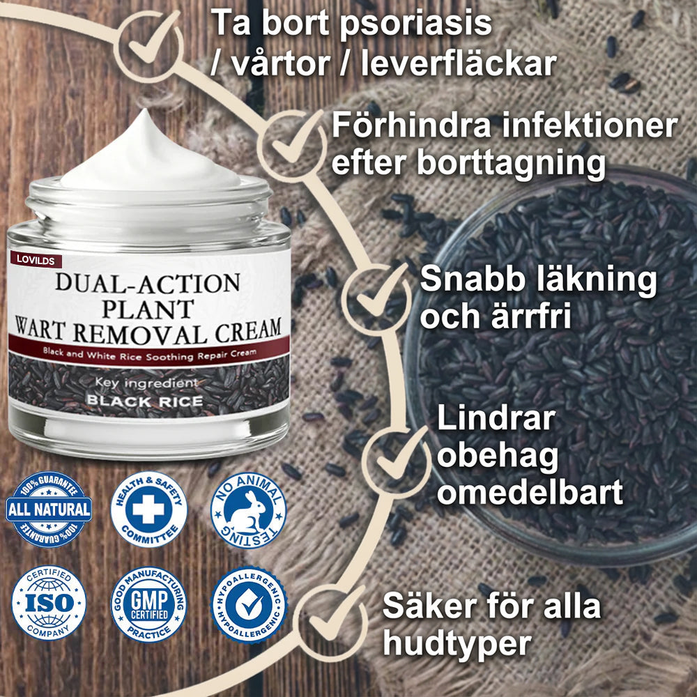 Black Rice Skin Repair Essence Cream ⚕️ FDA-certifierad (tar bort vårtor och hudutväxter, förbättrar keratinuppbyggnad och seborroiskt eksem, follikulär keratos, åldersfläckar och blåmärken)