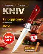 "🔪 Volframstål Knivset – 5x Längre Skärpa, Ergonomiskt Handtag & Mjuk Start-Paket inkl. Slipsten!"