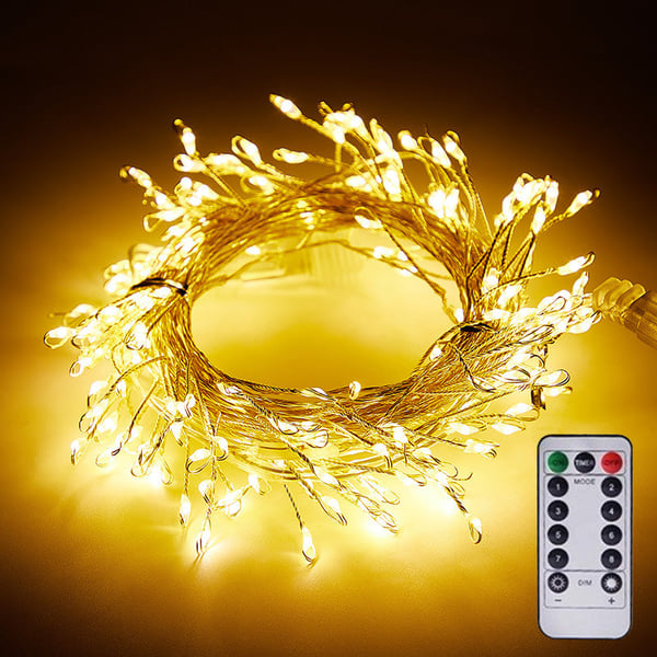 ✨🎁 Skap en magisk atmosfære med LED-lyslenker med kobbertråd! 🌟