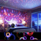 🌌✨Roterande stjärnprojektor – Perfekt present till barn & stjärnälskare!