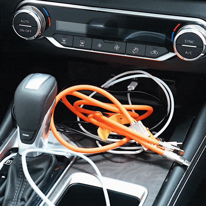 Köp 1 Få 1 GRATIS: Magnetisk Trasselfri Laddningskabel – Självupprullande & Snabbaddning (2-pack)