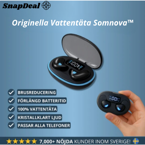 "🎶"🎶Original vattentät design, så att du kan njuta av en fridfull natt.